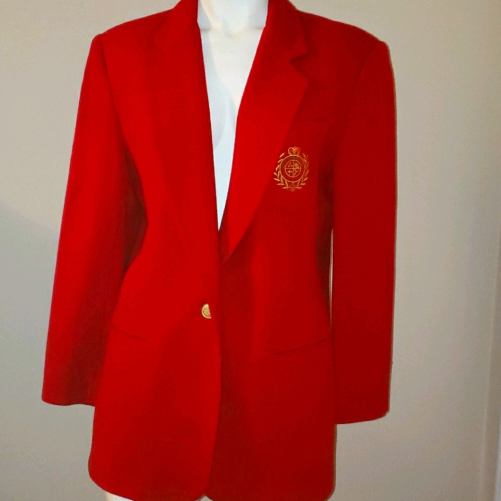 Herman Geist 100% wool club blazer